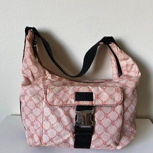 Lauren by Ralph Lauren Pink/White Shoulder Bag